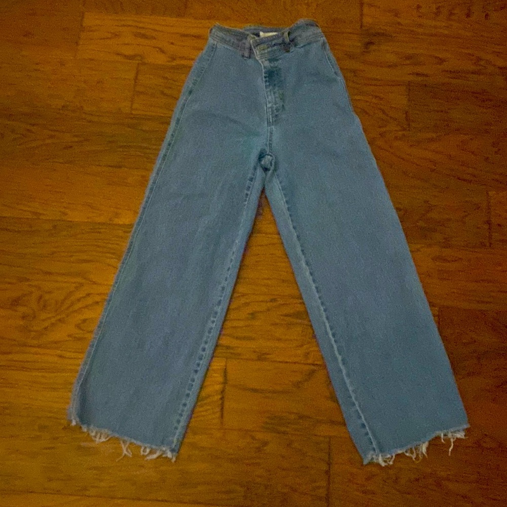 High Waisted Wide Legged Jeans